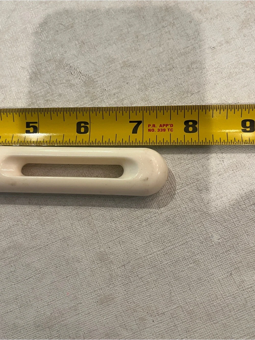 Vintage Bonny white plastic handled parer/ corer tool. GUC!